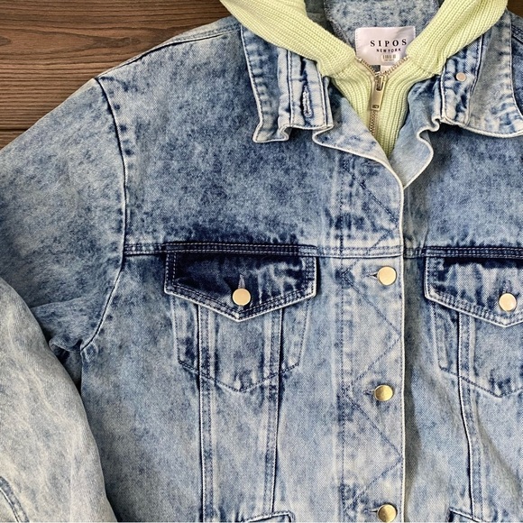 Samantha Sipos Zinna Hooded Denim Jacket - Picture 3 of 15